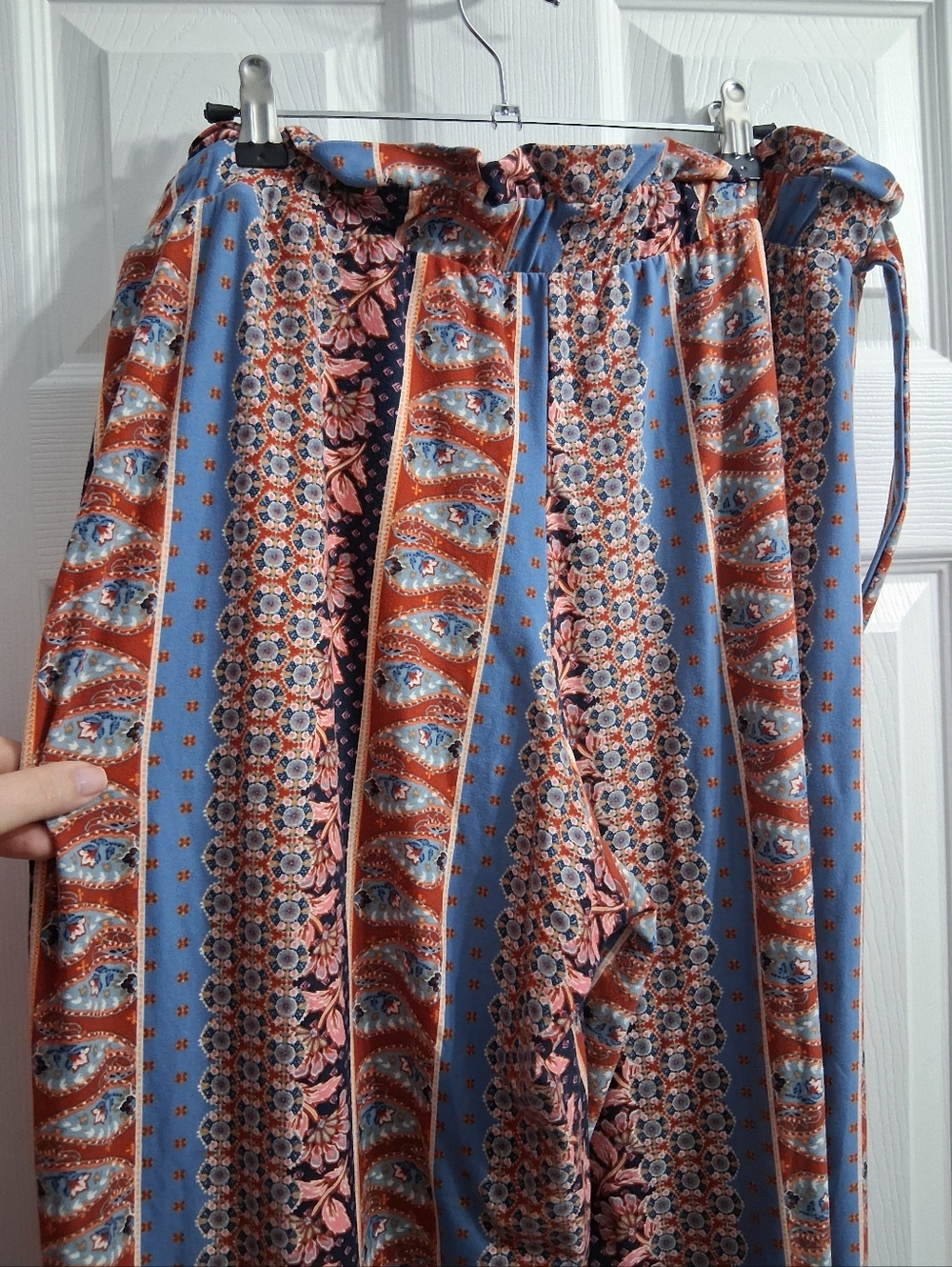 Pink Republic Boho Pants Botanical Pattern Soft Comfy XL - Picture 9 of 13